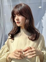 エアー 青山(AIR) 韓国ヘアくびれヘアピンクブラウン