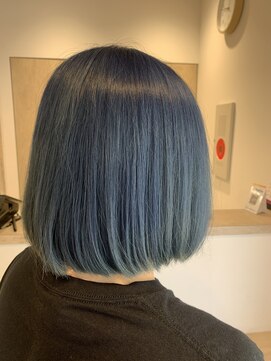 アズールサン 草加西口店(azule-sun) トリプルカラー,ネイビーブルー,ケアブリーチ【草加】