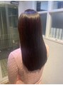 コハク(COHAQ BEAUTY AND RESORT) ナチュラルピンクの艶々カラー♪艶×柔らかいカラー好きです!