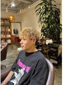 ハイトーン×プードルパーマ