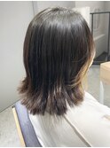◎切りっぱなしロブ/顔まわりレイヤー