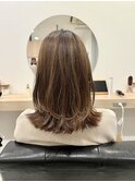 カジュアル上品な外ハネミディが今っぽい【來海亮兵】