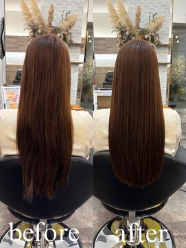 ドラン 梅田店(DRAN) 【DRAN梅田店】うねりを落ち着かせた大人髪！