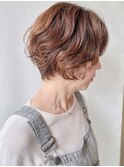 【morio原宿】ショート ゆるふわニュアンスパーマ