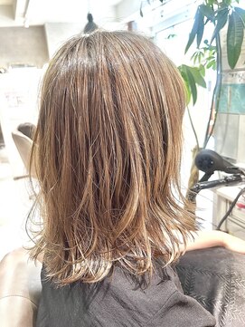 ハナビ(hanabi) 髪質改善 デジタルパーマ ピンクベージュ カッコかわいい