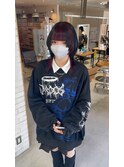 デザインワインレッド×ウルフスタイル
