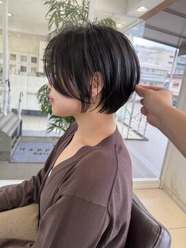 ハピネス 西大寺店(Happiness) 【50代・60代限定】まとまり艶ショートボブ/髪質改善／しらさん