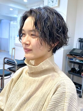 グラフ 日本橋(GRAFF) 大人ハンサムパーマ/日本橋/馬喰町/人形町