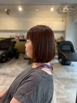 ソイクフ(SOY KUFU) 20代30代40代◎ボブスタイルブラウンカラー