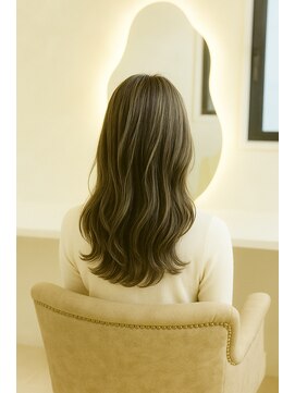 プランツヘアー 高宮店(Plants hair) ロングパーマ 白髪ぼかしハイライト