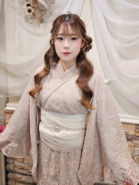 セットサロンエース(Set salon Ace) 浴衣にもオススメ★くるみちゃんヘア★ハーフアップ