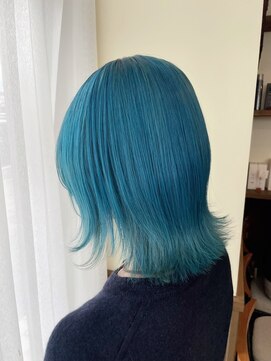 ブリーチ+フルカラー++カット