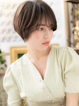 カバーヘア ブリス 戸田公園西口店(COVER HAIR bliss) 大人かわいいくすみベージュマッシュショートh4戸田公園30代40代