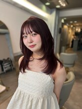 マグノリアユーラン(magnolia玉蘭) 大人気レイヤーカット(ボルドー)