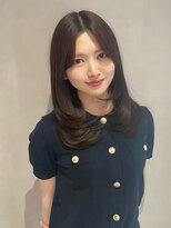 リアン バイ キートス(Lien by kiitos)&nbsp;前髪なし/レイヤーカット/ハッシュカット/ワンカール/ラベンダー