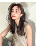 ラベストクズハ(LOVEST KUZUHA)&nbsp;ロングレイヤー/レイヤーカット/韓国風ヘア/ハッシュカット