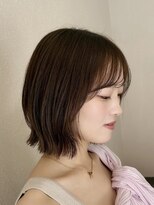 ジエクトカナウ 大阪梅田店(The Ect canow) ボブ/レイヤーボブ/小顔ボブ/チョコレートブラウン