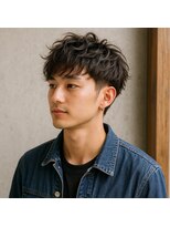 スープレックス ヘアーデザイン(SOUPREX HAIR DESIGN) 大人メンズ刈り上げくせ毛風パーマ 20代 30代 40代 50代 60代