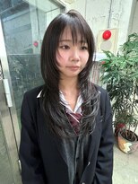 ノラ シブヤ(NORA)&nbsp;☆シャギーレイヤーハッシュカットハイレイヤー黒髪レイヤー