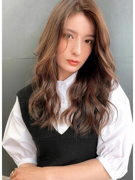 ロゼ 鳳(ROSE) 【ROSE】レイヤーカット_ウェーブヘア_ニュアンスパーマ