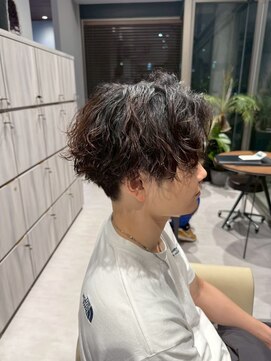 【長野市/メンズ】/カット×パーマ