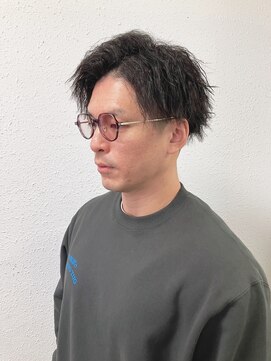 ジェナ(Jena) メンズツイスパツイストツーブロックショートマッシュ