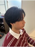 ダウンパーマ/センターパート/ニュアンスパーマ/韓国/橋本修杜