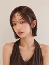 アスフィーダ(A'sfida)&nbsp;シースルーバング×艶感ミニボブ