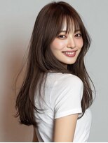 モモ(momo) ミルクティーブロンド/ダークブルー/ワンホンレイヤー