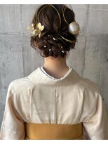 エミュ ヘアー(emu.hair) 卒業式着付けヘアセット