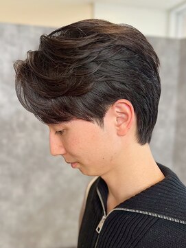 デプト(DEPT.) フェザーパーマニュアンスパーマ海外風センターパート