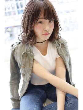 フラップ(FLAP) 【flap】外ハネウェーブボブ