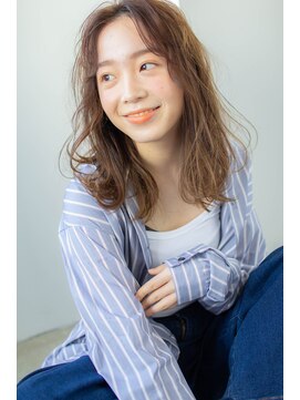 アコロン(acoron) ミディアム×デジタルパーマ×デザインカラー