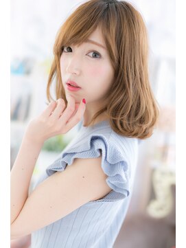 ミック 日暮里店(miq) 女度高めの♪外ハネミックスカールミディa