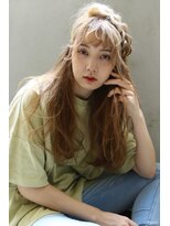 ブラン 広島本通(Blanc)&nbsp;【Blanc/広島】編み込みアレンジ/くすみカラー/ロングem1