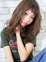 ラックスビールーチェ 沖縄那覇イオンモール店(LUXBE LUCE) ガーリーミディアムパーマスタイル