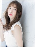【ROMA銀座】透明感×美肌/大人ブルーグレージュ/くびれロング