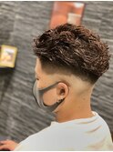 スキンフェードMIXパーマ