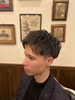 ツーブロ束感ショート