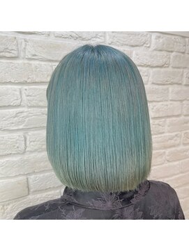 アンククロス 表参道(ANKH CROSS) カラーバターでつくるエメラルドグリーン