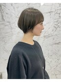 ショートボブ/大人巻き/ぷつっとボブ/ナチュラルモード/銀座駅