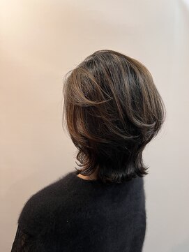 ピュアソウル(Pure Soul) ニューヨークドライカット×白髪いかしハイライト×ミディアム