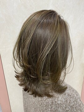 カームバイリコ 学芸大学(calm by liko) ショコラアッシュ/ヘルシースタイル/ふんわりカール/学芸大学