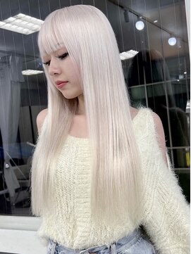 ロウル 渋谷(LOWRL) デザインカラー/シールエクステ/ケアブリーチダブルカラー