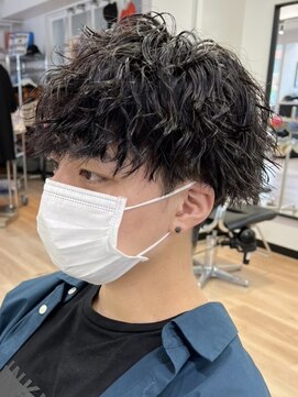 グッドタイムエフティフィフス 横浜西口(GoodTimes ft.fifth) ツイストスパイラルパーマ波巻きスパイラル刈り上げマッシュ