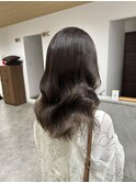 縮毛履歴あり/ブリーチなしグレージュ