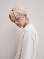 ヨー(Yoh-)&nbsp;【メンズハイトーン/阿部達哉】ブリーチ/センターパート