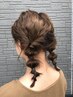 【セット】パーティーヘアセット　¥4200