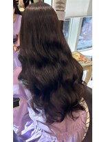 アピッシュ ギンザ(apish ginza)&nbsp;大きめパーマ/波パーマ/ロングパーマ/コテ巻き風パーマ