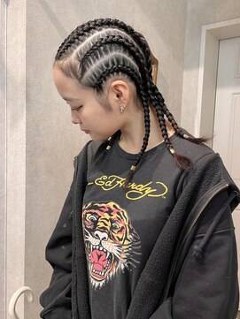 ゼスト クレス(ZEST Cres) 【立川CRES三木】体育祭コーンロウ！6本デザイン☆